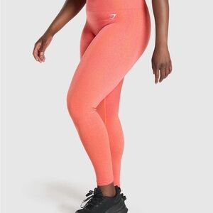 Gymshark Vital Seamless 2.0 Leggings - Orange Marl